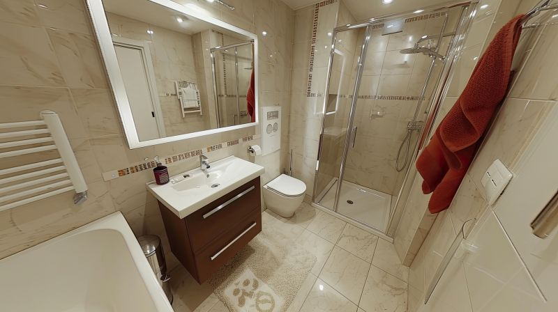 Renovated Bathroom with Custom Storage